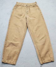 Kimchi Blue Baggy Jeans Womens Size 2 Brown Cotton Straight Leg Comfort Preppy - $23.05