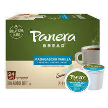 Panera Bread Madagascar Vanilla Coffee 24 to 144 Keurig Kcup Pick Any Size - £23.89 GBP+