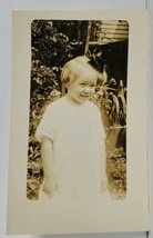RPPC Darling little Girl Cute Smile Irma Doris Walters Real Photo Postcard M12 - £7.98 GBP