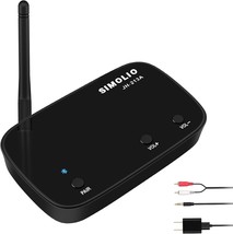 Simolio Hifi Bluetooth Receiver For Music Streaming, Long Range, Rca &amp; Aux - £30.58 GBP