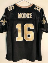 Reebok Women&#39;s Premier NFL Jersey New Orleans Saints Lance Moore Black sz 2XL - £11.83 GBP