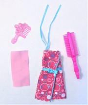 Mattel Barbie  2013 Glam Bath Wrap Outfit with Towel, Brush &amp; Comb - £4.81 GBP