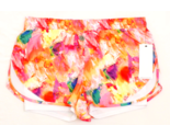 RBX Women&#39;s L Pink Floral Double Layer Running Shorts Stretch Wicking Qu... - $47.51