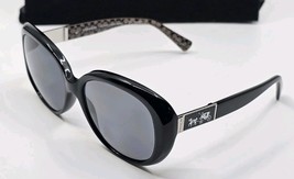 Coach HC8120 5261T3 Sunglasses 57 18 135 Black/Black Military C FRAMES O... - $1,457.93 MXN