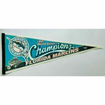 1997 MLB Pennant World Series Florida Miami Marlins WinCraft 12&quot; x 30&quot; NOS - £18.09 GBP