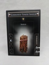 *Punched* Path Of Exile Exilecon Corroded Tower Shield Normal Trading Card - £19.46 GBP