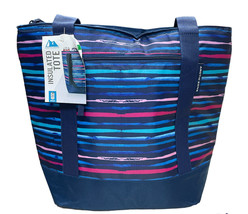 Artic Zone Insulated Tote 30 Can Navy Blue Large Bag Holder Cooler Bag - £20.56 GBP