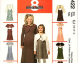 McCall&#39;s 2422 Girls 10 to 14 Easy Dress with Bolero Jacket Uncut Sewing ... - $9.46