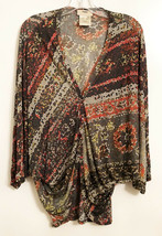 FUZZI Gaultier Kimono Style Long Silky Light Stretch Jersey Knit Cardigan Jacket - £45.08 GBP