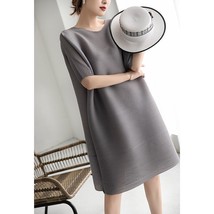 Spring And Summer Simple And Fashionable Middle-sleeved Dress 2022 New Loose Cas - £128.23 GBP