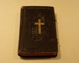 1890 German Christian Bible Pocket Size Vintage Antique - £52.95 GBP