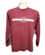 Harvard University Adult Small Burgundy Long Sleeve TShirt - £11.84 GBP