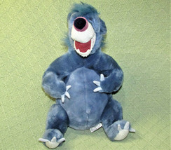 12&quot; Jungle Book Baloo Plush Disney Store Stuffed Animal Bear Big Blue Toy Lovie - £17.69 GBP