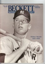 beckett baseball Card Monthly price Guide Oct 1995 issue #127 Mickey Mantle - £14.57 GBP