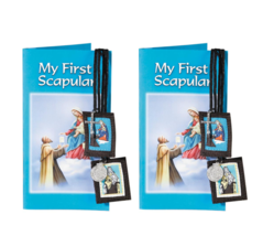 Lot of 2 &quot;My First Scapular&quot; for Children Catholic Child Kid Brown Mt. Carmel - $16.99