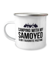 Samoyed Camping Mug, Funny Camping Mug For Dog Mom, Dog Dad Camper Mug,  - £14.34 GBP