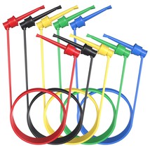 Silicone Test Leads 5Pcs Test Hook To Test Hook Test Cables Wires Dual Ic Test H - £17.23 GBP