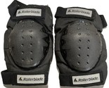 Rollerblade Knee Pads Adult Size Medium Black - Vintage Inline Skate Gear - £10.89 GBP