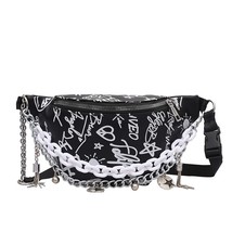Personality Design PU Leather Breast Bag Summer New Women&#39;s Handbag Trend Fashio - £18.91 GBP