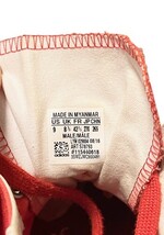 Adidas Originals Red Canvas High Top Sneakers Men’s US 9 Vintage Style image 5