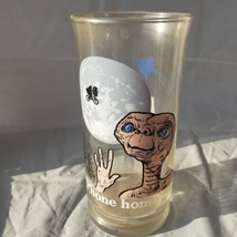 ET Phone Home E T Extraterrestrial Vintage Old Glass Moon 1982 Pizza Hut... - $19.79