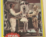 Vintage Star Wars Trading Card Yellow 1977 #156 R2-D2 Is Lifted Aboard - $2.48