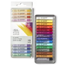 Winsor &amp; Newton Fine Artists Oil Pastels Sticks Pack of 15 - £27.67 GBP