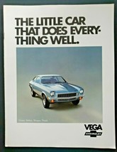 Original 1971 Chevrolet Vega Coupe Sedan Wagon Truck Dealer Sale Brochur... - £11.98 GBP