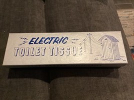 Vintage Leister Game Co. 60s Novelty Gag Gift -Electric Toilet Tissue - £7.78 GBP