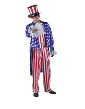 Men&#39;s Deluxe Uncle Sam Theater Costume, XXLarge - £321.70 GBP