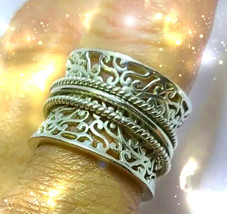 Haunted Ring Spin To Unlock Master Royal Coded Power Highest Light Ooak Magick - £217.17 GBP