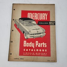 1952 Mercury Body Parts Catalog Finalized Catalogue 3741-52 - $8.99