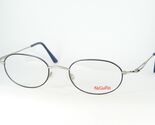NIGURA 5026 Ein Schwarz/Silber/Blau Brille Metall Rahmen 49-20-140mm - $56.44
