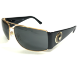 Versace Sunglasses MOD.2163 1002/87 Polished Black Gold Medusa Heads 63-... - $102.63