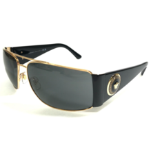 Versace Sunglasses MOD.2163 1002/87 Polished Black Gold Medusa Heads 63-15-135 - £81.33 GBP