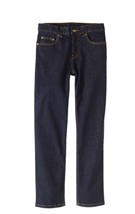 Faded Glory Boys Straight Leg Dark Wash Jeans Size 12 Adjustable Waist NEW - $15.12