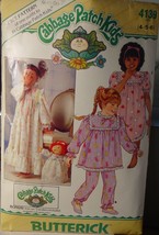Cabbage Patch Size 4,5,6 Pajamas & Nightgowns For Girls, Doll Nightgown 4139 - $5.99