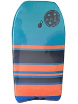 Maui Body Board Color Line Blue and orange  size 33 in Bodyboard with Leash - £17.72 GBP