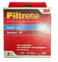 3M Filtrete Eureka AA Sanitaire AA Micro Allergen Vacuum Cleaner Bags 3-... - $3.94
