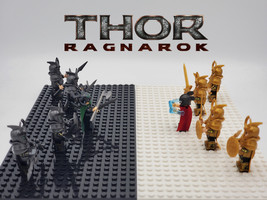 Thor Ragnarok Hela Custom Battle Set 10 Minifigures - £19.60 GBP