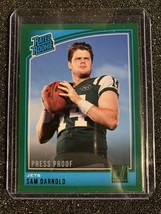 2018 Donruss - Press Proof GREEN #301 Sam Darnold RR RC Jets Rookie - £21.61 GBP