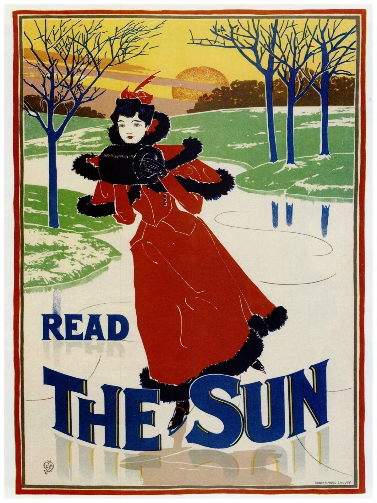 3971 Read the Sun Vintage Magazine Ad 18x24 Poster.Skate Art Decorative. - $28.00