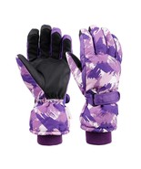 Galexia Zero Womens Waterproof Touchscreen Ski Winter Snow Gloves Purple... - $16.09 CAD