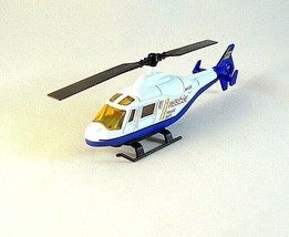 POLICE DEPT. HELICOPTER,WHITE WELLY DIECAST HELICOPTER COLLECTOR&#39;S MODEL... - £27.16 GBP