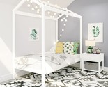 Twin House Bed, White - $518.99
