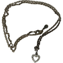 Pandora Sterling Silver 925 ALE Chain With 750 18K Gold Heart Pendant Stars Moon - $88.62