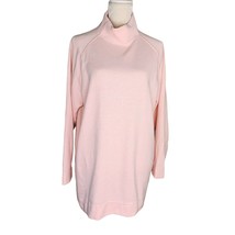 NY &amp; Co Sweater Pink Medium Long Sleeves Mock Turtleneck Soft New - $25.00