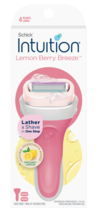 Schick Intuition Lemon Berry Breeze Razor with Handle and 2 Razor Refills - $12.99