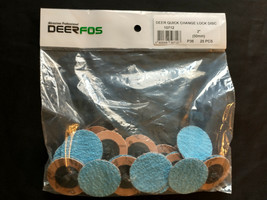 DeerFos - 2&quot; TR 36 Grit Quick Change Disc Zirconia Alumina - 25 Ea Box - £15.53 GBP