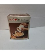 Vintage Eva Multi Grater Stainless Steel Blade Food Grater Cheese Grinde... - $6.77 CAD